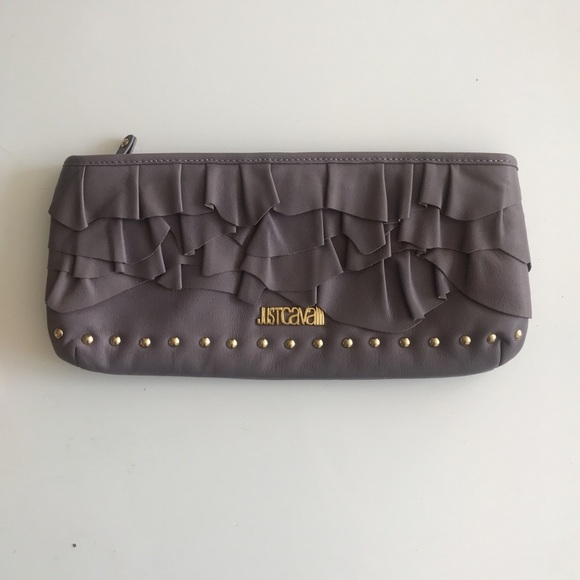 Authentic Just Cavalli Leather clutch - Picture 1 of 8